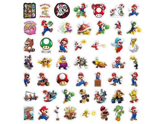 Mario Stickers (Random Pack of 10)