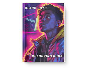 Black Boys Colouring Book