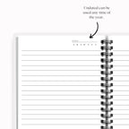 Retro 90s Cell Phone Notebook the perfect personalized gift for teens - Holographic Glitter, Motivational Diary, Gift for Her, Trending, Y2K