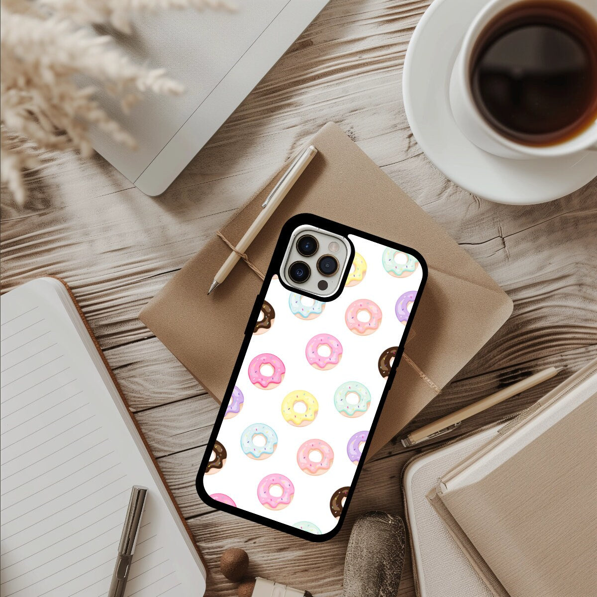 Donut Phone Case perfect gift for her - cute phone case - best birthday gift - iphone case - sweets phone case - candy phone case -