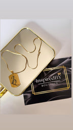 Personalized 18K Gold Chain: Stainless Steel Custom Name Pendant Necklace