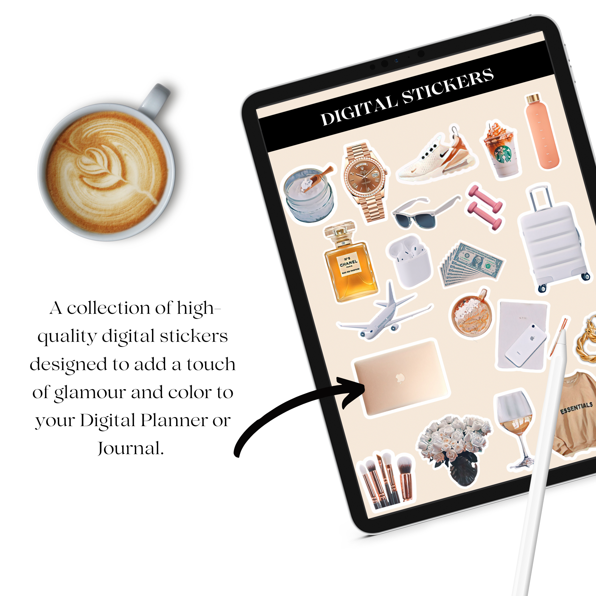 Luxury Digital Sticker Set