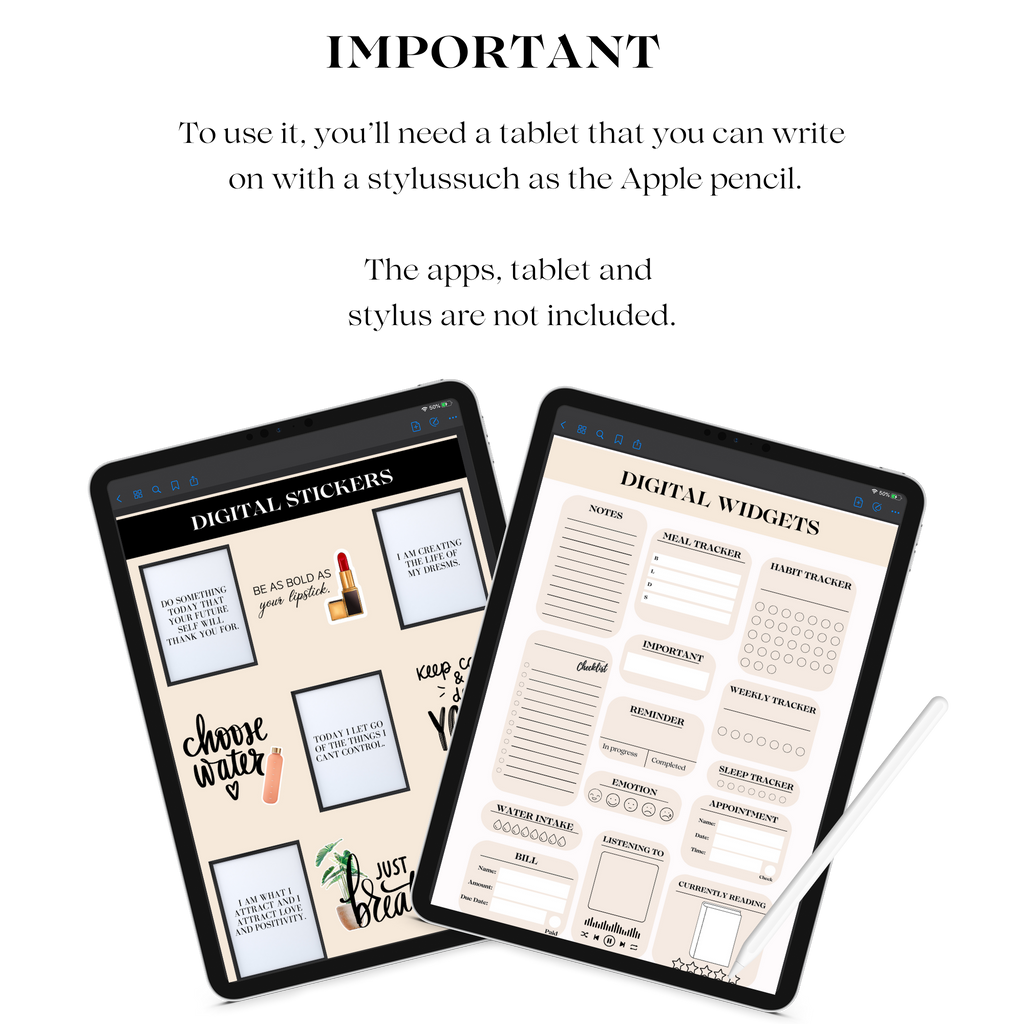 Luxury Digital Sticker Set