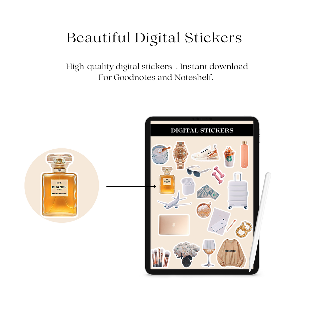 Luxury Digital Sticker Set