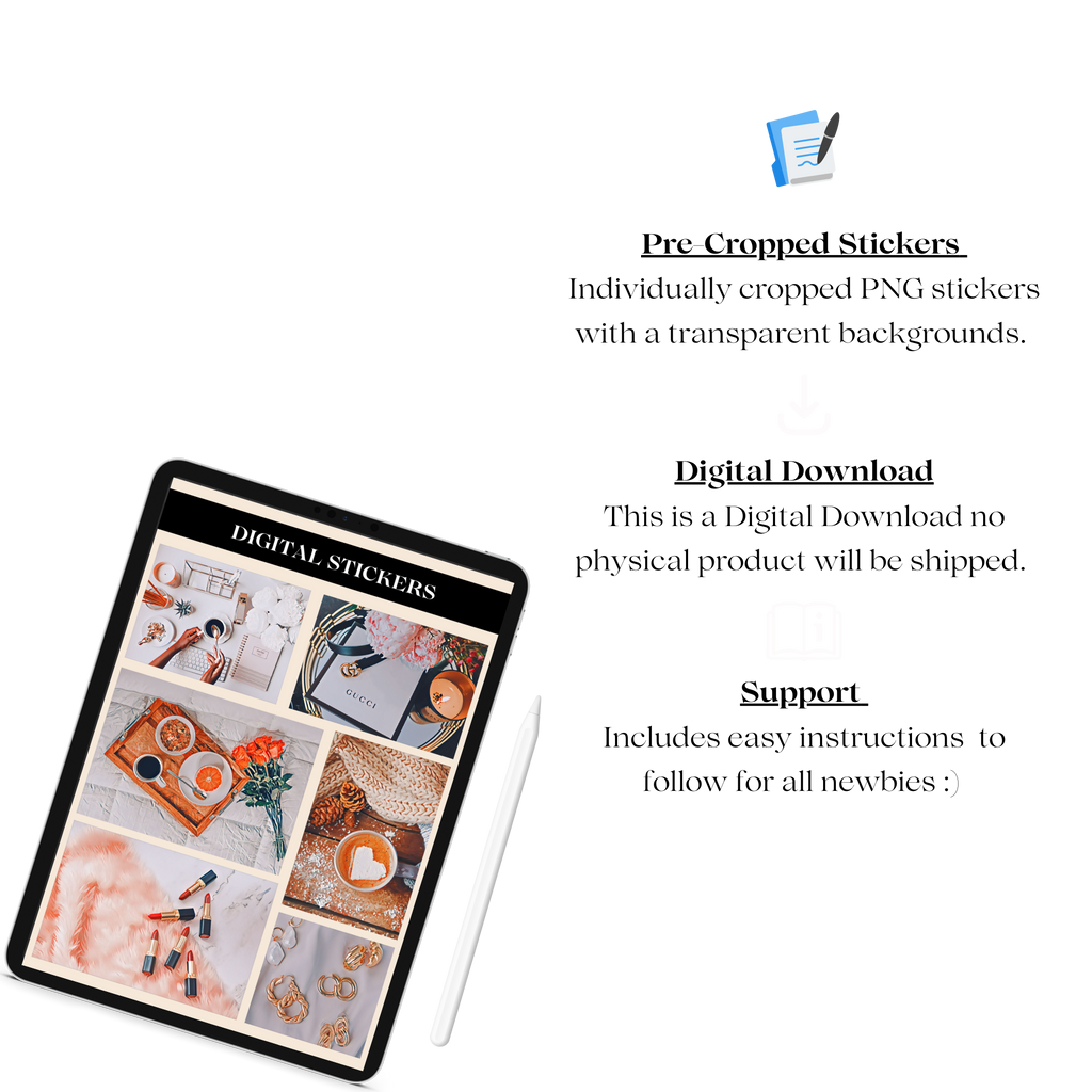 Luxury Digital Sticker Set