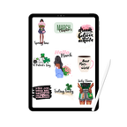 March Digital Stickers