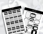 Daily Planner Stickers | Stickers | Dates | Holidays | Events | Activities | Wellness Stickers | Household | Appointment | Sticker Sheet |