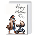 Custom Mother’s Day card for mothers day gift for mum. Elegant Mother’s Day card, Mother’s Day, beautiful card, chic card, first mothers day