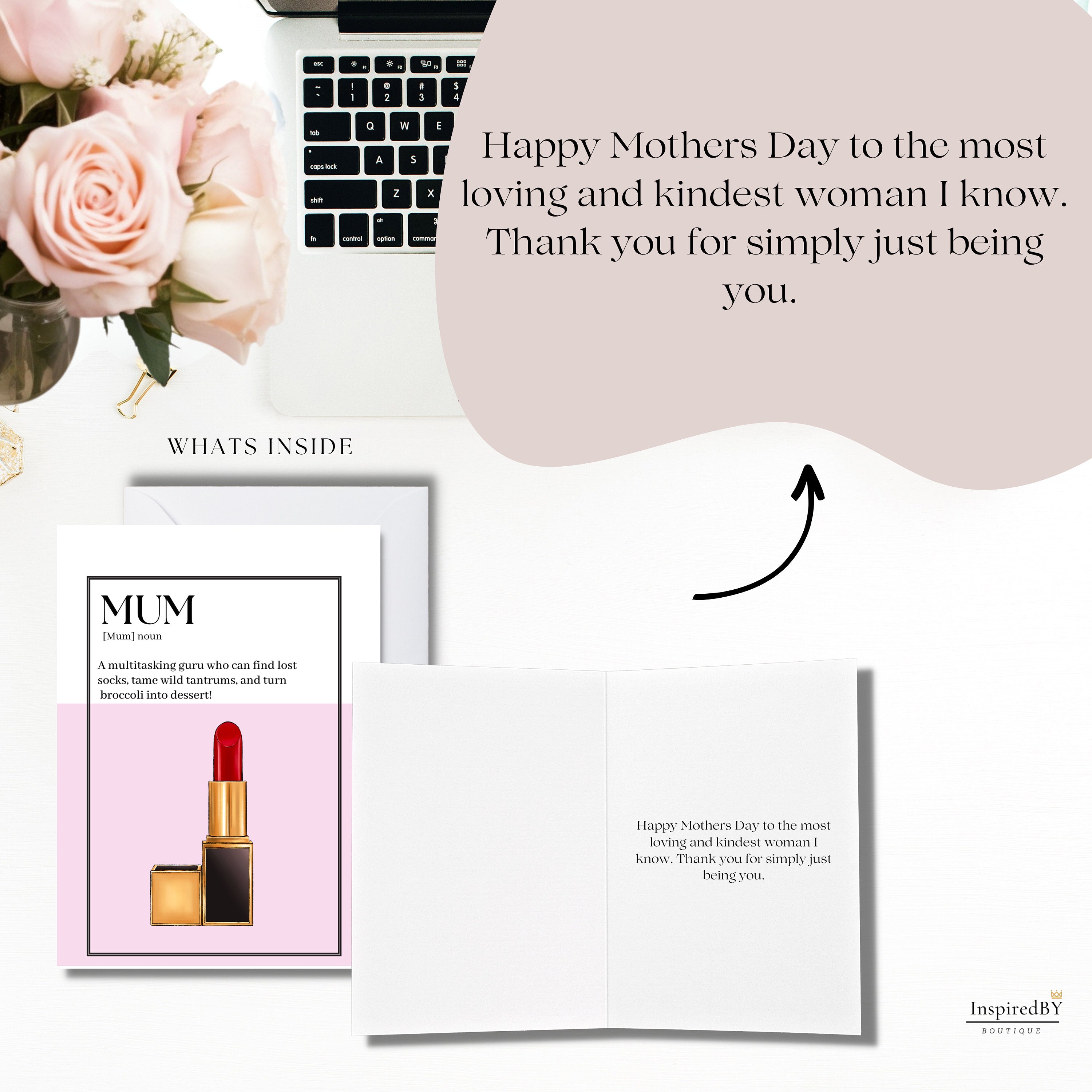 Personalized mothers day card, Mother’s Day, beautiful card, Custom Mother’s Day card for mothers day gift for mum.