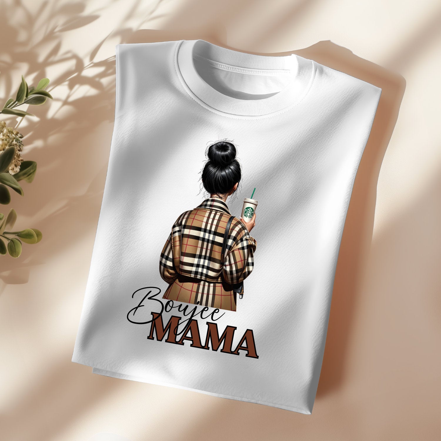 Boujee Mama T-shirt | Graphic Tee | T-shirt | Melanin t-shirt| Black girl shirt | Quote t-shirt | Pretty shirt | Urban t shirt| Mama t-shirt