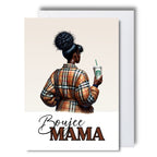 Boujee Mama Mother’s Day card, Mother’s Day, beautiful card, black Mother’s Day card, Custom Mother’s Day card for mothers day gift for mum.