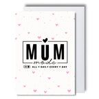 Mum Mode Personalized mothers day card, Mother’s Day, beautiful card, Custom Mother’s Day card for mothers day gift for mum.