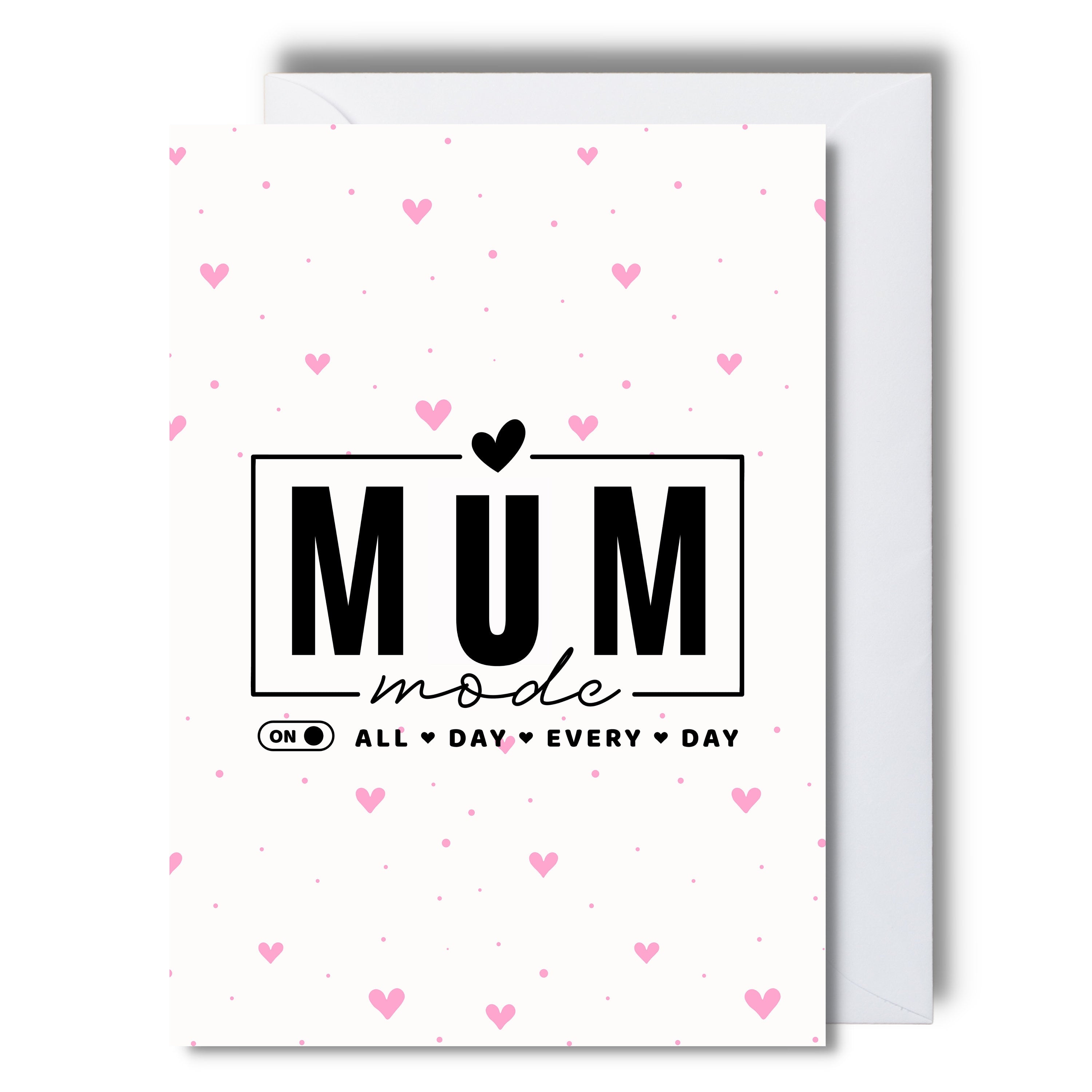 Mum Mode Personalized mothers day card, Mother’s Day, beautiful card, Custom Mother’s Day card for mothers day gift for mum.
