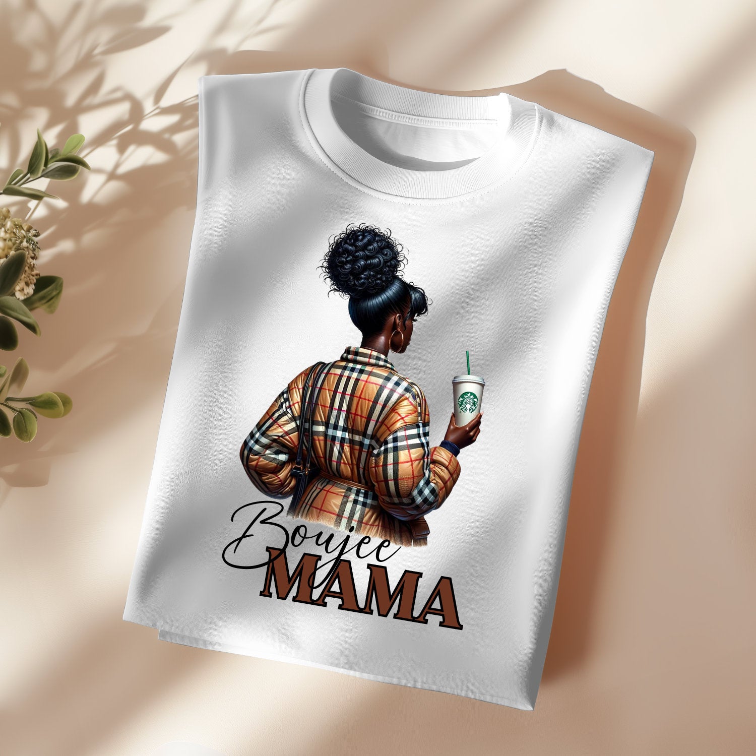 Boujee Mama T-shirt | Graphic Tee | T-shirt | Melanin t-shirt| Black girl shirt | Quote t-shirt | Pretty shirt | Urban t shirt| Mama t-shirt