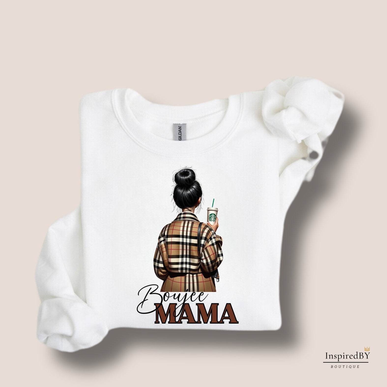 Boujee Mama Sweater | Graphic Tee | sweater | Black Girl sweater | Quote sweater | Melanin Sweater | Urban sweater | Mama sweater | Gift |