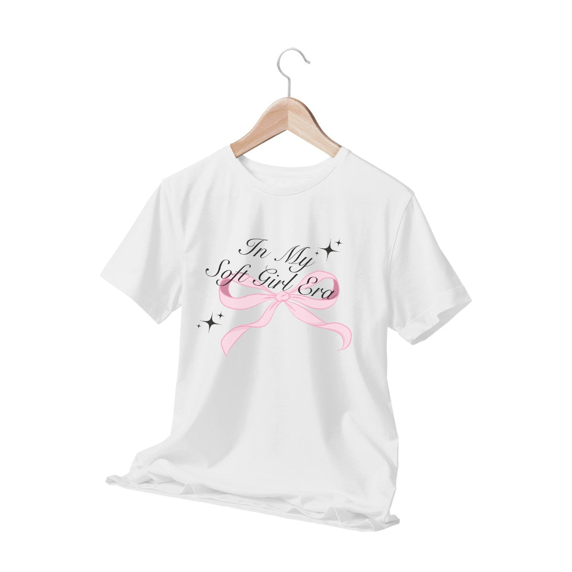 COQUETTE BOW in my soft girl era T-shirt | Graphic Tee | Pretty t-shirt | Pink t-shirt, Classy t- shirt | girly gift | Glamorous t-shirt