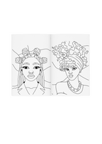 Black Women Coloring Book
