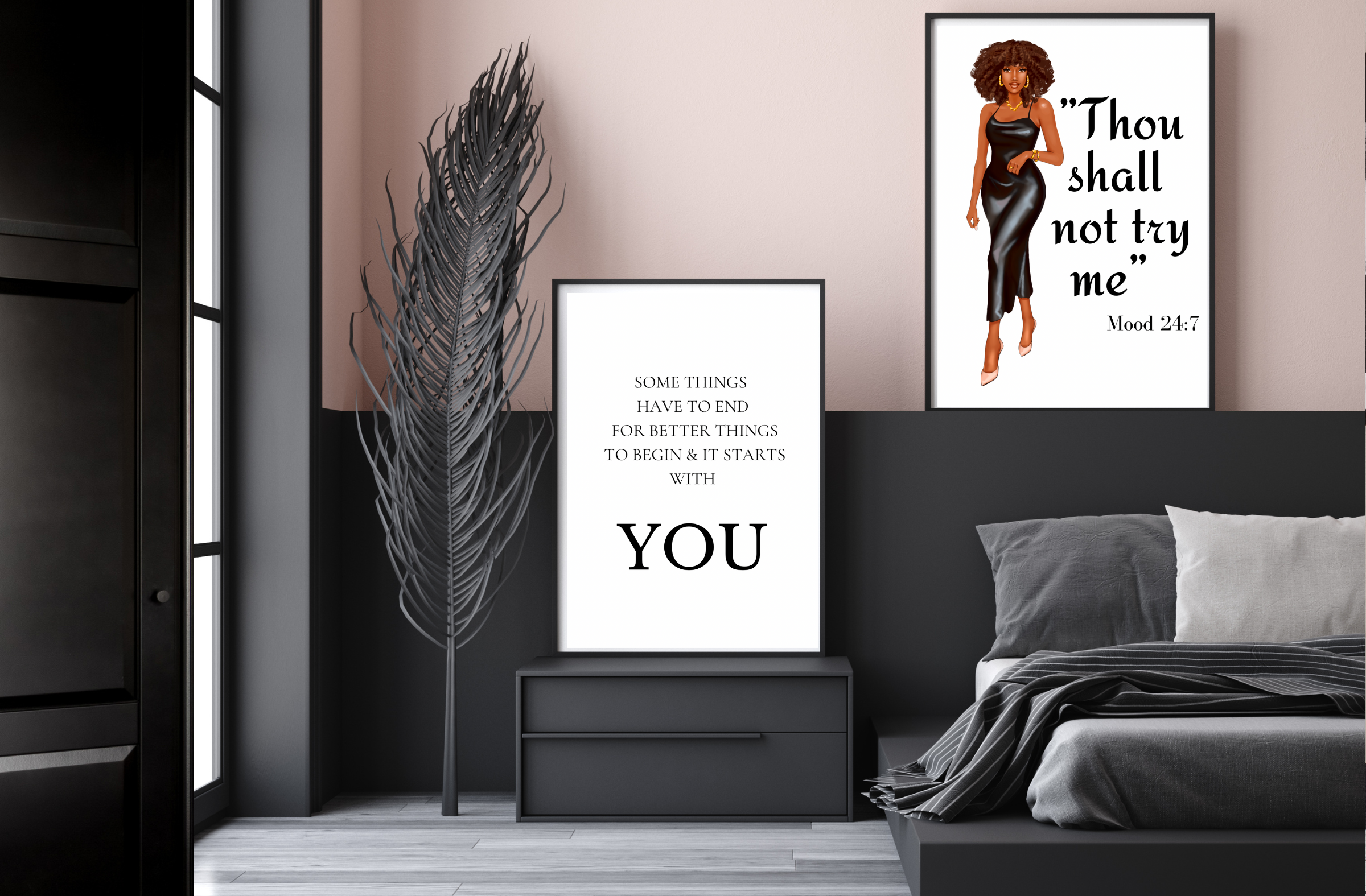 “Thou Shall not try me” Poster