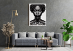 Black & White Tribal Woman
