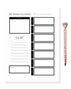 Weekly Planner Insert