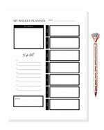 Load image into Gallery viewer, Weekly Planner Insert
