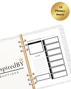 Weekly Planner Insert