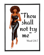 Load image into Gallery viewer, “Thou Shall not try me” Poster
